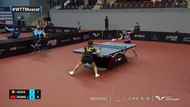 Bernadette Szocs vs Zhang Rui | WS | WTT Contender Muscat 2022 (R32)