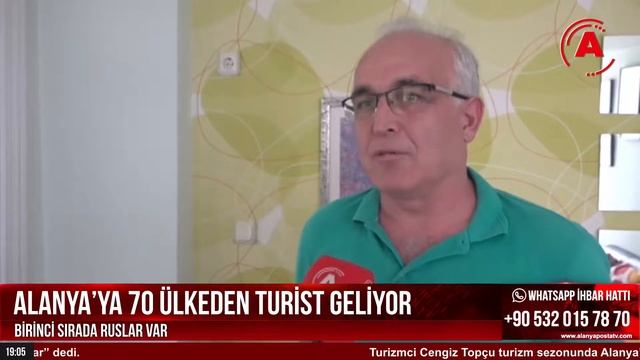 ALANYA’YA 70 ÜLKEDEN TURİST GELİYOR