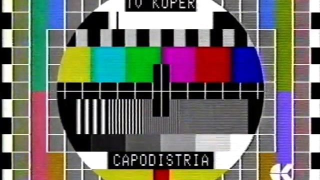 Koper Capodistria - Monoscopio (Canale 49 UHF Di Roma) 23/8/1989