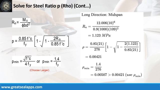 Two Way Slab Design using LRFD - RCD Using Structural Design Apps