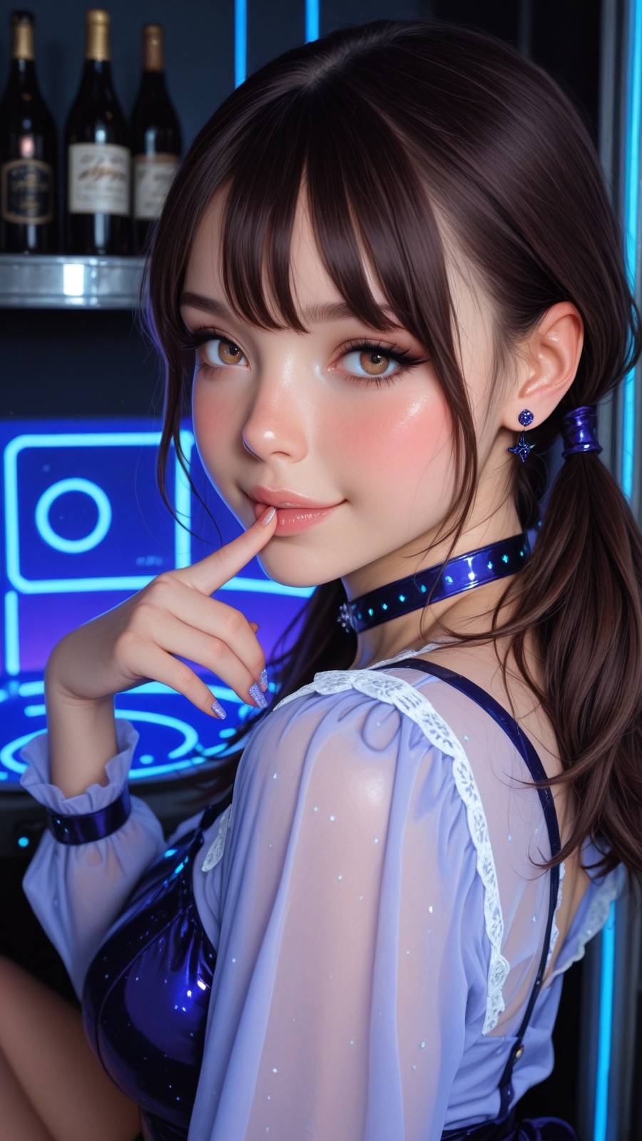 purple girl