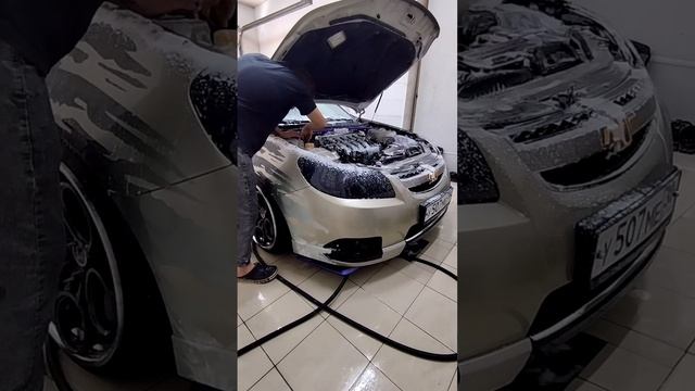 Комплексная мойка кузова и двигателя в BlackBull Detailing 😈.mp4