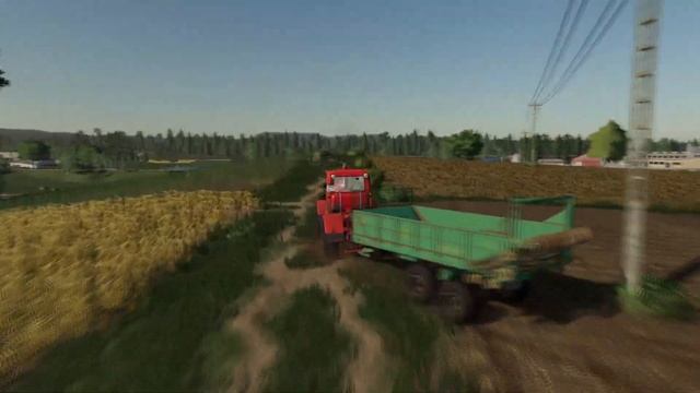FS19 Timelapse #07 Вывоз навоза на поля Т-150К, Т-156, ПРТ-10