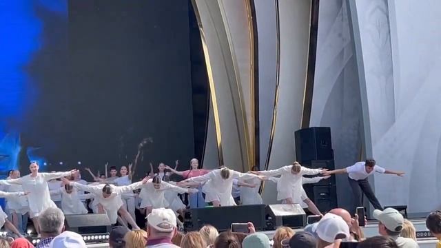 Празднование "Пеледыш пайрем" на ВДНХ с участием ансамблей танца "Улыбка" и "Ассорти" г. Йошкар-Ола