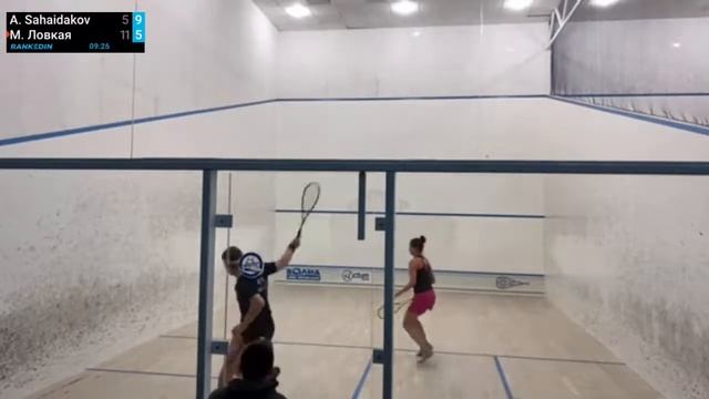 Artem Sahaidakov vs Mария Ловкая - Kharkiv squash league 202