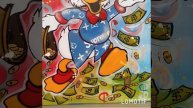 Скрудж Макдак картина деньги | Алек Монополи | Современные картины для интерьера | Alec Monopoly