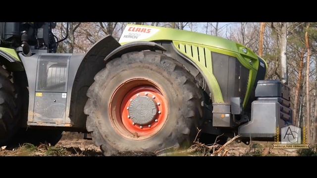 CLAAS XERION 5000 | FAE Forstfräse | POWER ohne ENDE ▶ Agriculture Germanyy