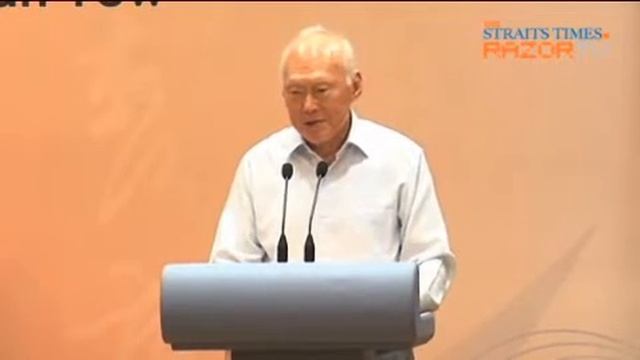 MM Lee's speech at SCCL opening Part 1- in Mandarin
