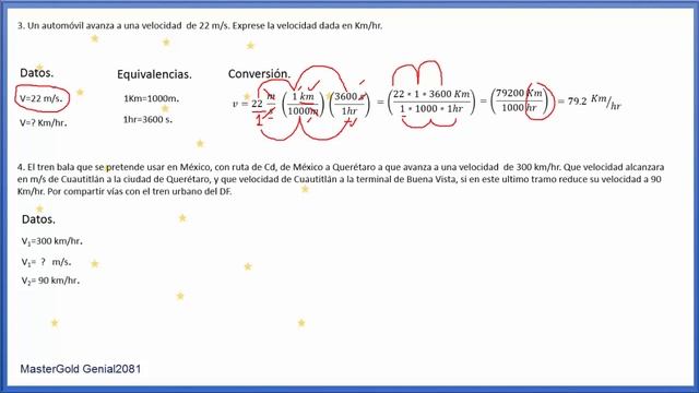 FISICA1  Conversiones v d t