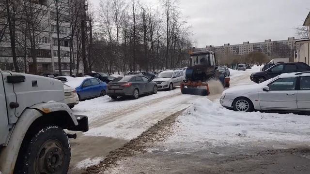 Пескопосыпка и уборка в Калининском районе