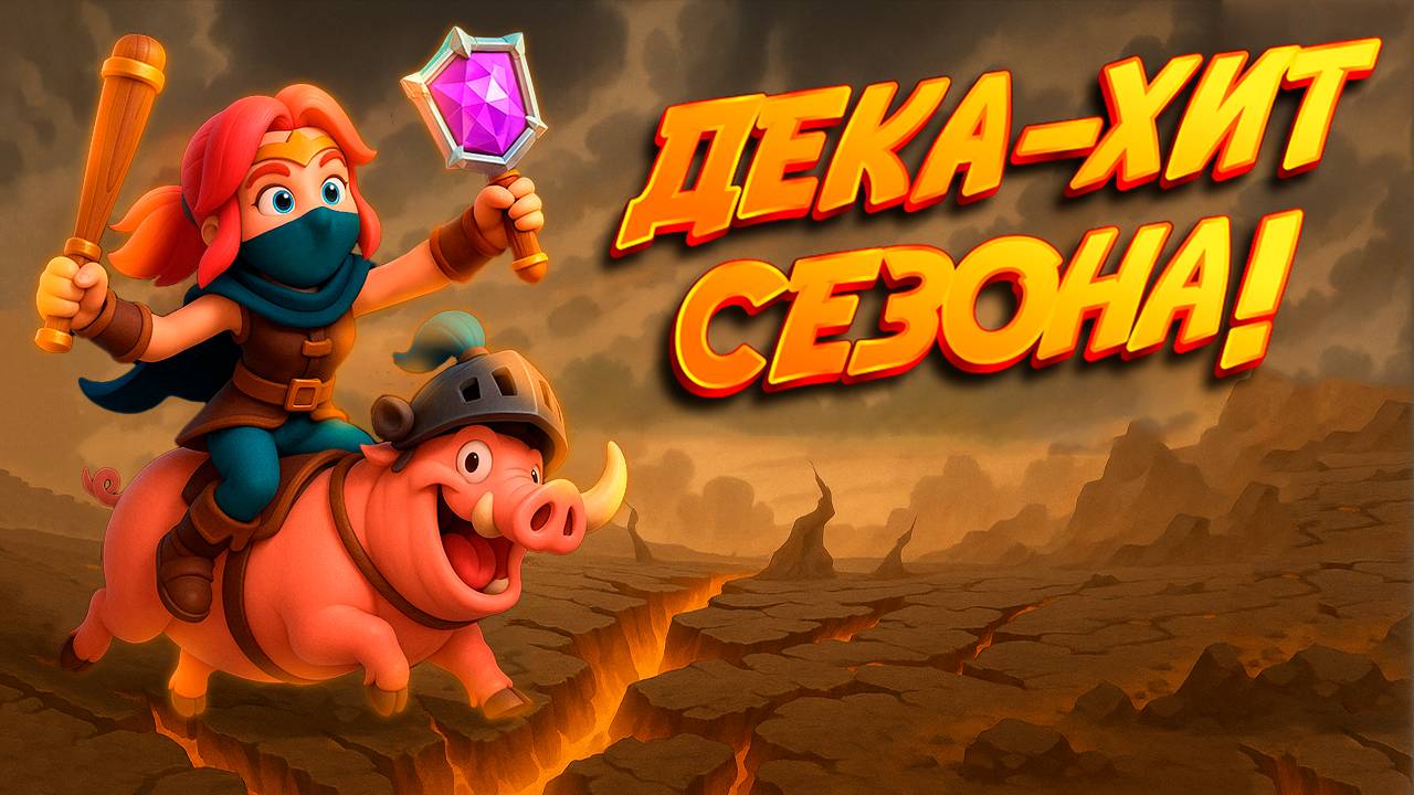 БЕЗУМНАЯ КОЛОДА СВИНОК РАЗРЫВАЕТ ГЛОБАЛ | АБСОЛЮТНЫЙ ЧЕМПИОН CLASH ROYALE