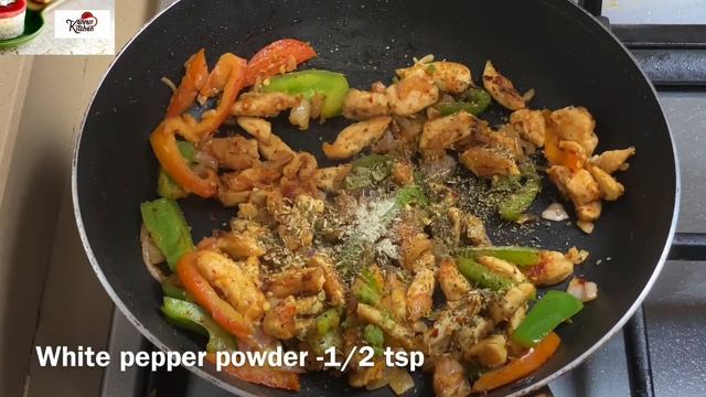 ഇന്നലെ കാണിച്ച കുബൂസ് വെച്ച് ഉണ്ടാക്കിയ Chicken Fajita Pocket Sandwich | Fajita Pockets With  Salsa