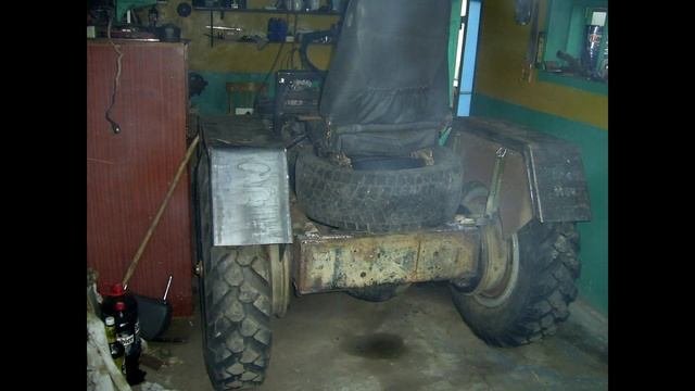 Самодельный трактор.Этапы постройки.