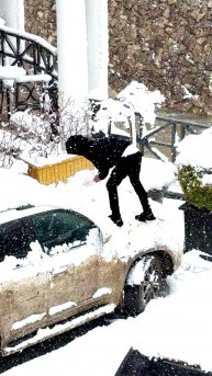 Когда неожиданно пошел снег #грузия