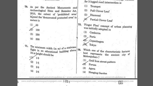 Ward Planning Regulation Secretary | Question Paper with Answers | Grama Sachivalayam | Purushotam