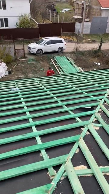 Крыша конверт под металлочерепицу