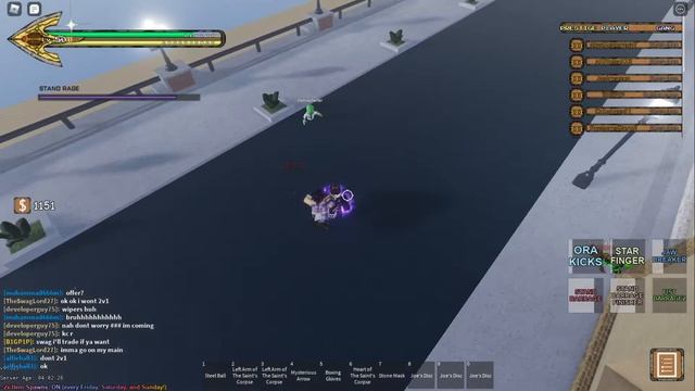 DESTROYING a team in yba with star platinum boxing