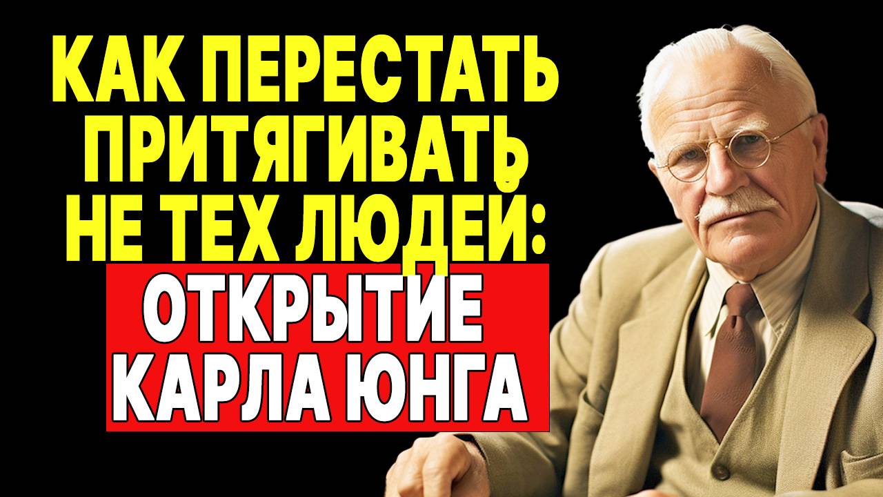 Карл Юнг раскрыл секрет, почему ты притягиваешь не тех людей! Измени это сейчас! | КАРЛ ЮНГ