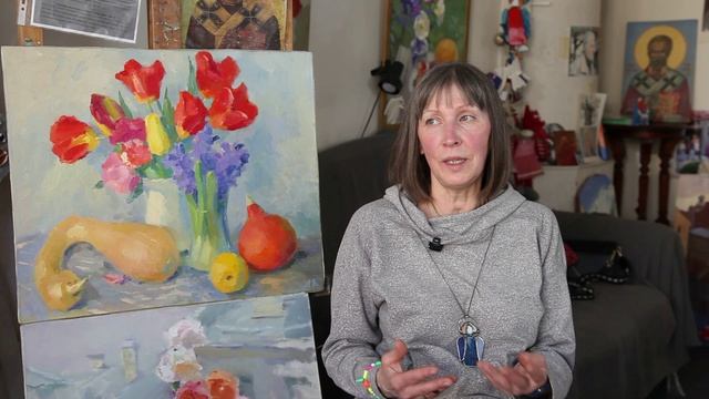 Художник Анна Кожина. Встреча на Васильевском острове. Интервью