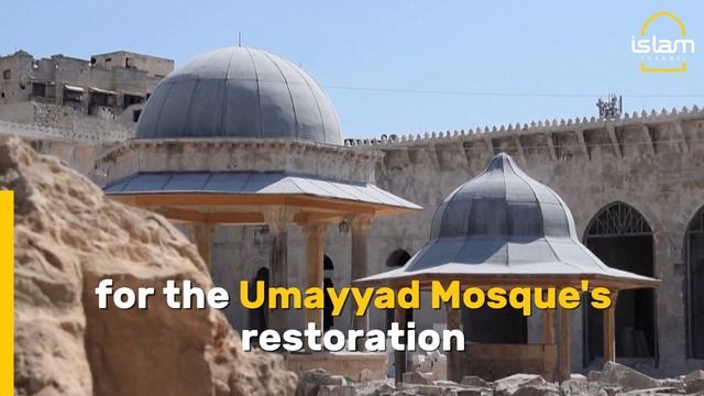 Workers push to restore Aleppo’s war-hit Umayyad Mosque