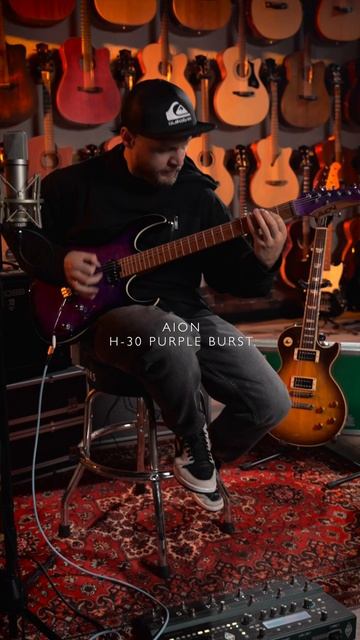 Aion H-30 Purple Burst —  электрогитара с характером! Игра от Никиты Сабынина