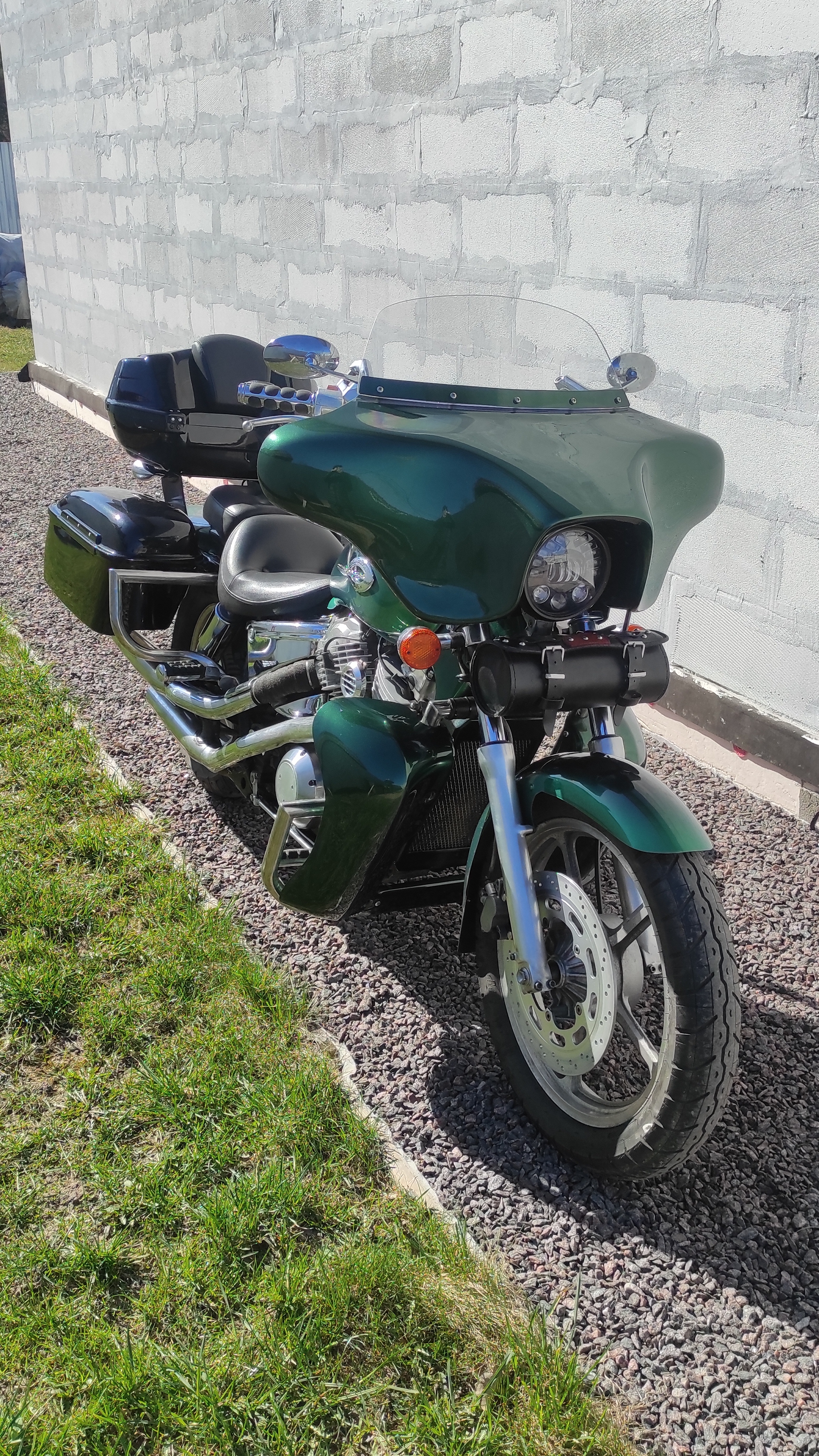 Закончили все работы по мотоциклу Honda Shadow VT1100C 1994г. Получилась красота!