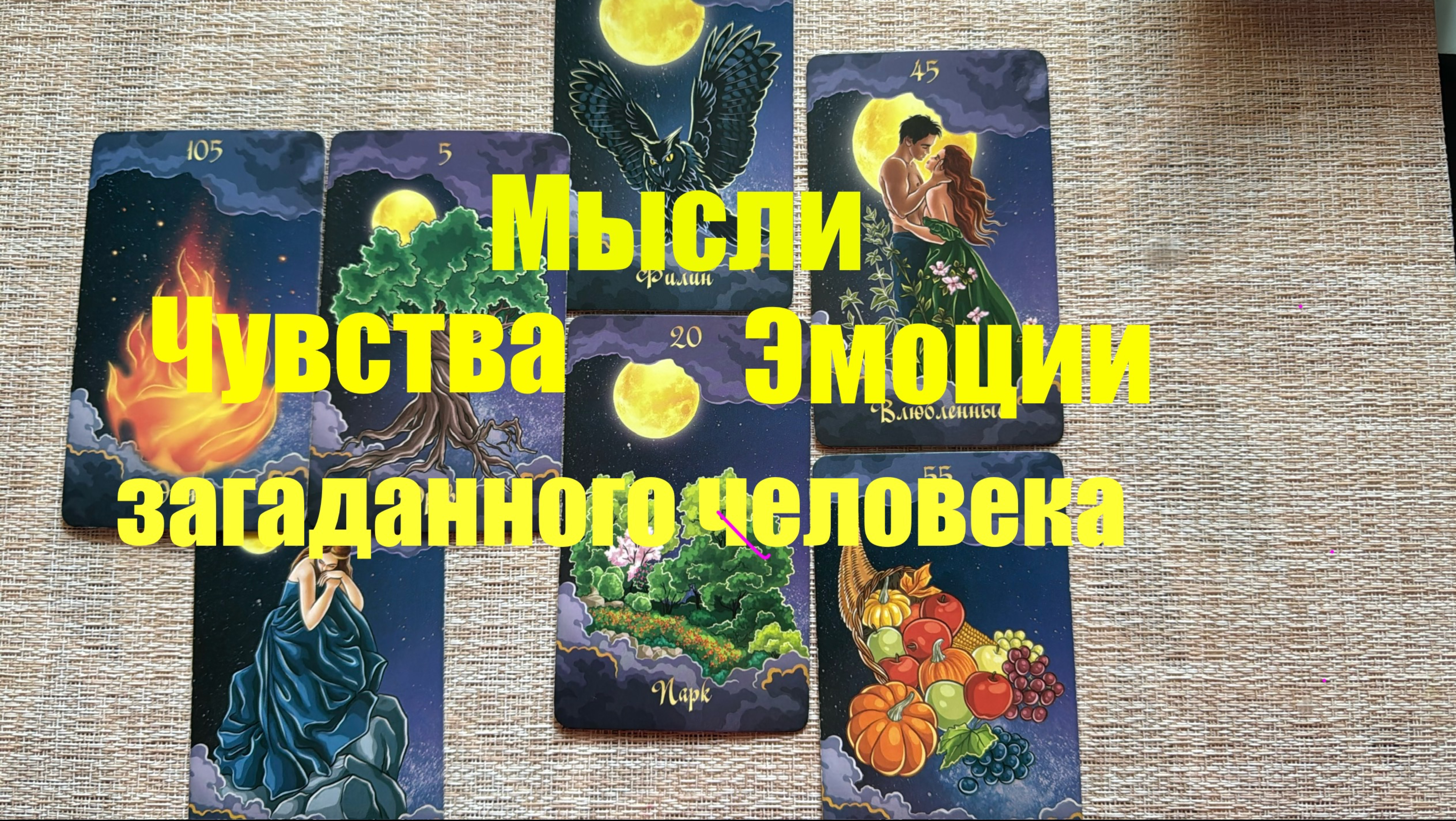 Мысли, чувства и эмоции загаданного человека