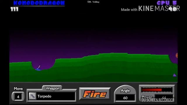 Pocket tanks game play level5