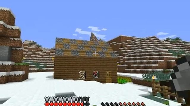 (приключение в MINECRAFT)10 часть - крыша закончена
