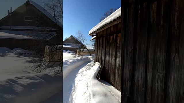 Капли с крыши.Скоро весна.