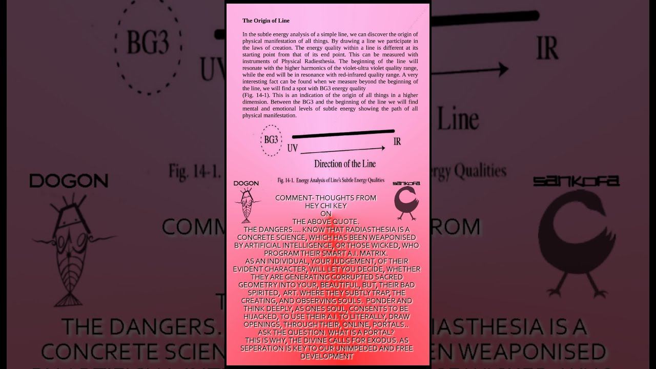 THE ORIGIN OF LINE  (AN AFRICAN BIO-GEOMETRIC ANALYSIS)