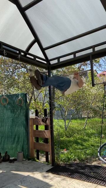 Для упитанных: 90 degree pull ups #workout #calisthenics