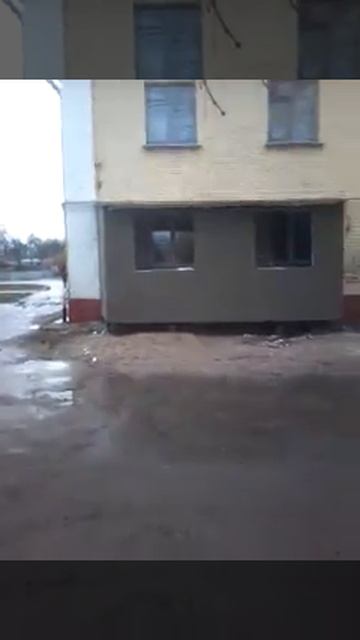 Пристройка балкона на первом этаже. г. Речица