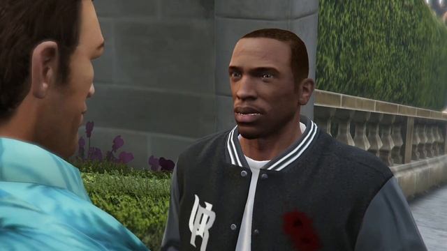 CJ meets Tommy GTA 5 (modded cutscene)