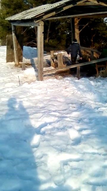 Пацан прыгает с крыши сальтухай