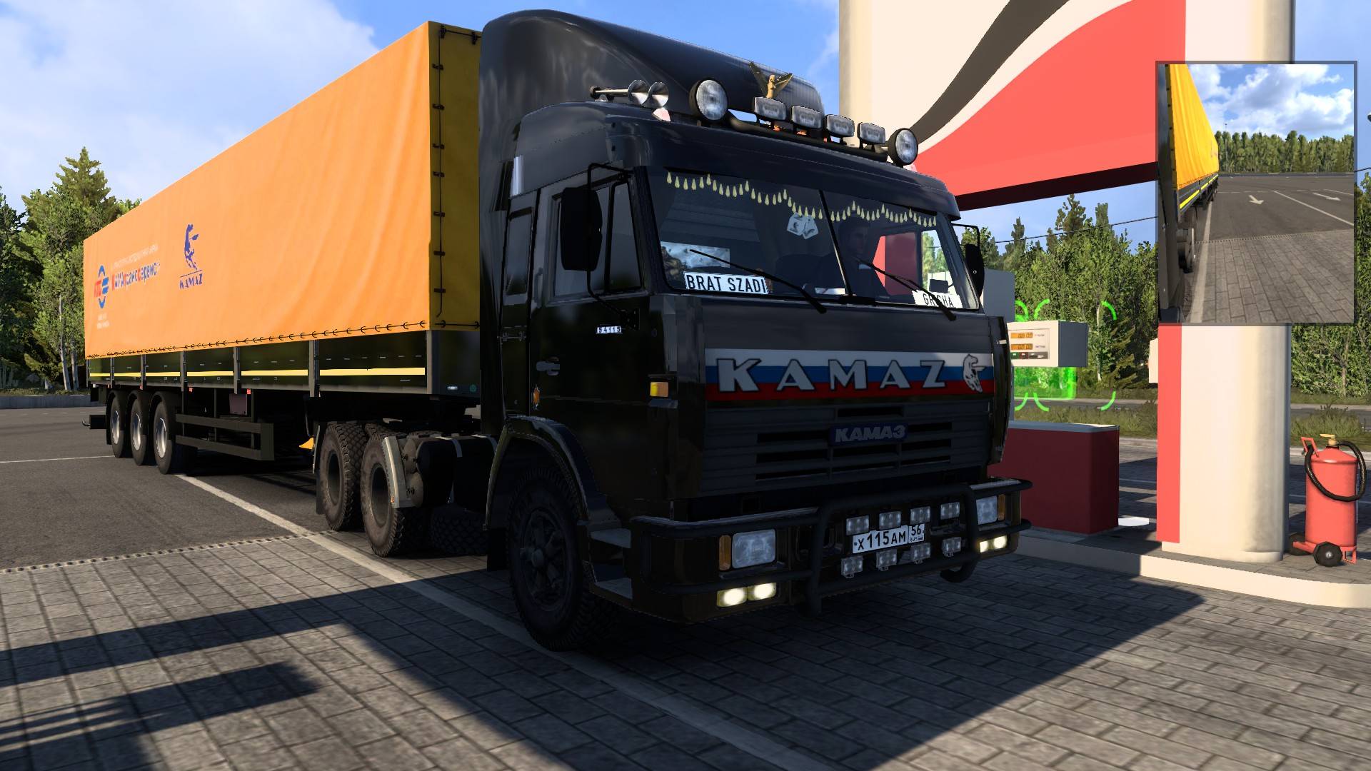 ETS2.  Едем в Мурманск на КамАЗе, груз - медицинские вакцины. Слушаем Стас Ай, Как Просто!