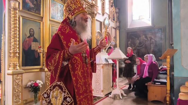 Проповедь митрополита Иоанна в Светлую среду в Смоленском соборе г. Козьмодемьянска