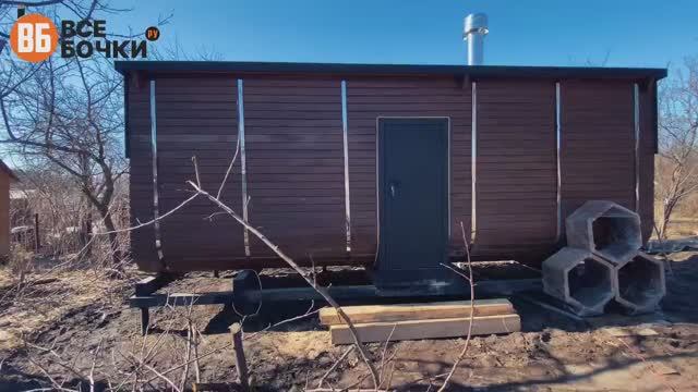 Честный ОТЗЫВ. На днях установили баню Парус в г. Коврове🤝