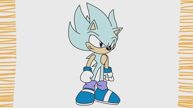 Как нарисовать ICE SONIC I легко