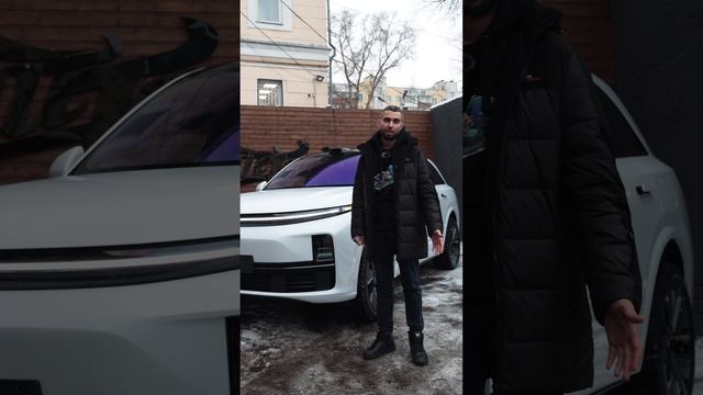 Оклейка передней части LiXiang L7 полиуретаном и фирменный шиномонтаж с адаптацией