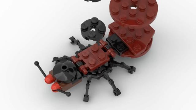 LEGO. Как построить Муравья из лего. Полибег 11943 #lego #tutorial #bricklady
