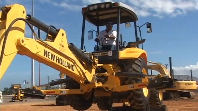 Video Retroexcavadora New Holland B110.avi