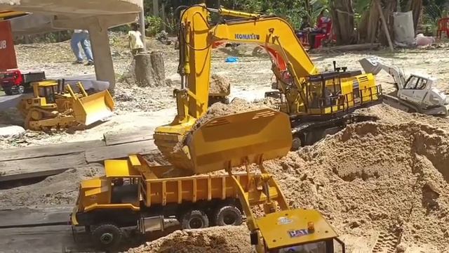 rc construction rc excavator កូនឡានដឹកដី អាអិចកាយដី2023