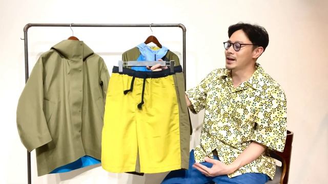 【UNIQLO and MARNI】170cm 65kgの着用動画 / ブロックテックハーフコート / ポケッタブルパーカ / 2WAY ユーティリティ ショーツ