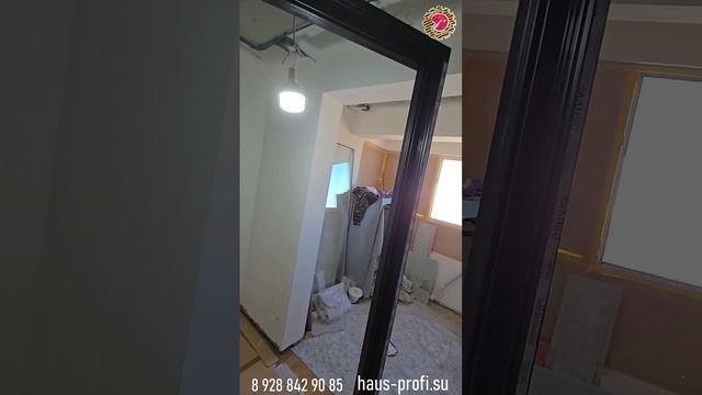 🛠Монтаж раздвижной двери при выходе на балкон🪟
✅Дверь с повышенной теплоизоляцией из алюминия