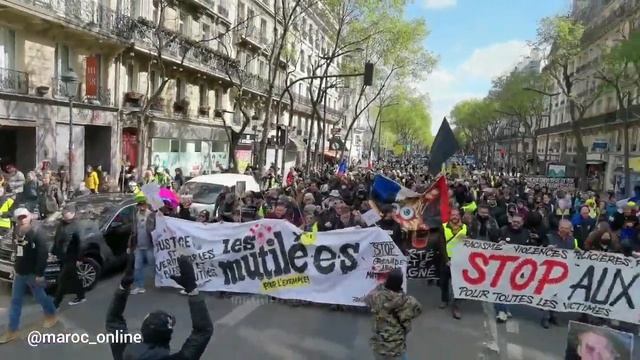 Yellow Vests and Everyday Parisians Demonstrate Against Macron