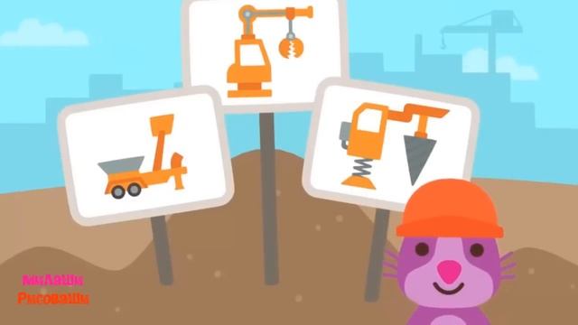 Мультик Саго Мини-грузовики и экскаваторы. Мультики про машинки.Trucks and Diggers 3 серия