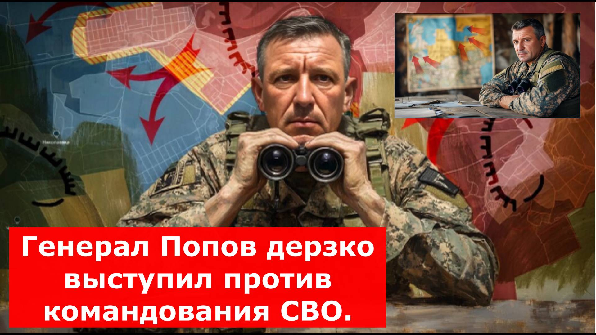 Баранец о народной молве: Генерал Попов дерзко выступил против командования СВО. Его сняли в 24 часа