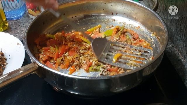 tinapa flakes and olive oil pasta