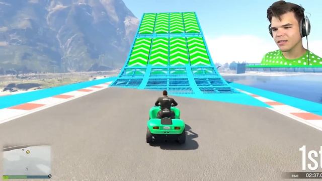 JELLY vs. SANNA COUPLE RACING ON GTA 5! (GTA 5 Funny Moments)